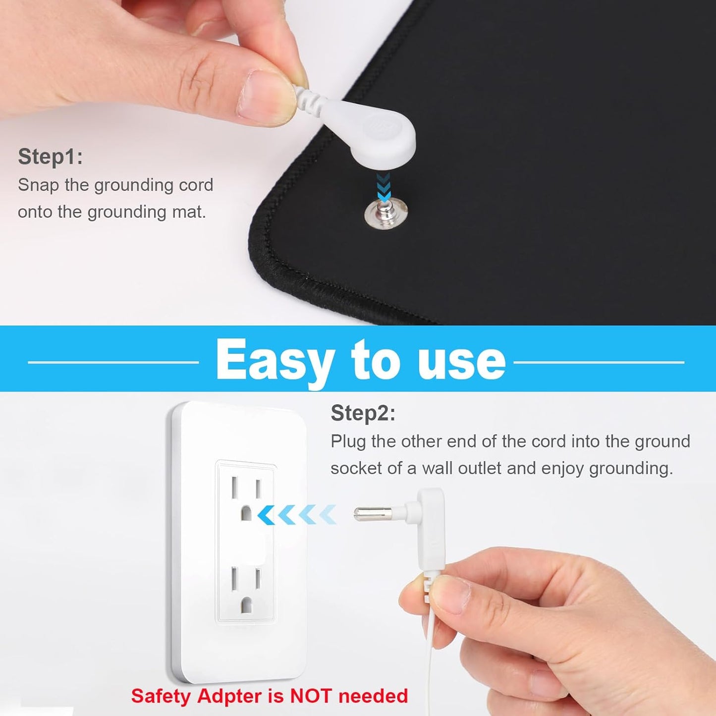 Grounding Leather Mat